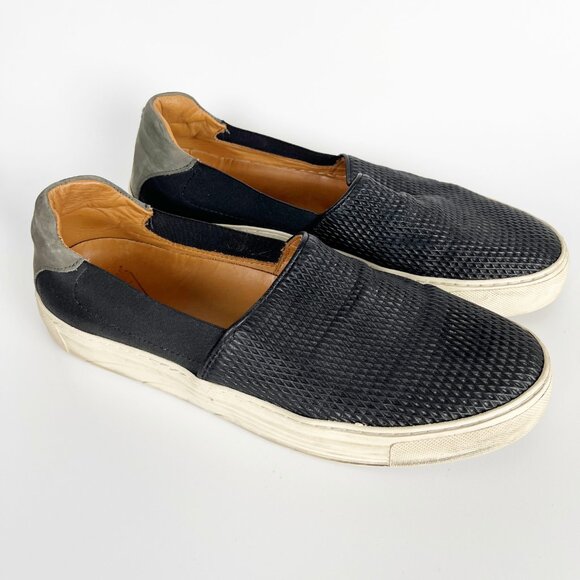 John Fluevog Black Slip-On Athletic Shoes - Picture 5 of 12